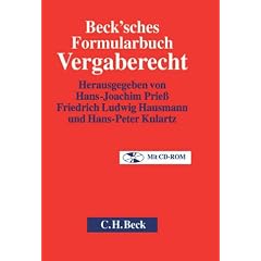Beck'sches Formularbuch Vergaberecht