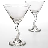 Z-Stem Martini Glasses Set of 8