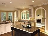 kitchen island ideas-'Luxury Model Home Kitchen Island' Wall Decal - 36