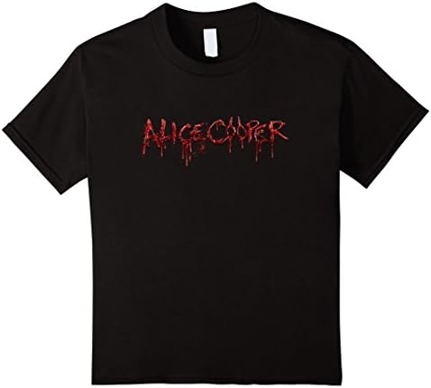 Kids Alice Cooper Shirt Welcome To My Nightmare T-Shirt 10 Black