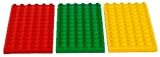 Eigenschaften LEGO 2198 / LEGO 2198 - DUPLO Steine, Bauplatten & Zubehör 2198 Bauplatten (x3) rot, grün, gelb