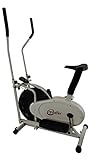 CrystalTec 2 in 1 Elliptical Cross Trainer & Exercise Bike