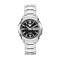 Seiko Men's SNKK81 5 Stainless Steel Black Dial Watch