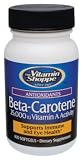 Vitamin Shoppe - Beta Carotene, 25000 IU, 100 softgels Softgels softgels