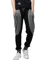 Allegra K Man Stylish Panel Big Pockets Fashion Harem Pants