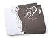 Darice VL6286, Double Heart Wedding Program, Black