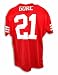Autographed Frank Gore San Francisco 49ers Red Throwback Jersey