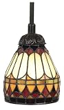 Review Quoizel TF1541VB / Quoizel TF1541VB West End Tiffany 1 Light Piccolo Pendant