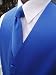 Winter Blues-Not This Summer! Satin Tuxedo Vest including Four-In-Hand Tie