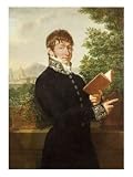 Portrait of an Official, Said to Be l'Intendant Delonay, Standing Above Florence, 1809 Art Giclee Poster Print by Francois-xavier Fabre, 18x24