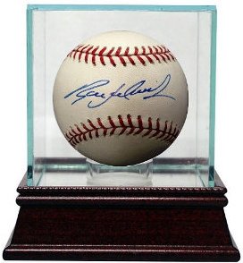 Ryan Ludwick Autographed/Hand Signed Official Major League Baseball w/ Glass Case- MLB Hologram