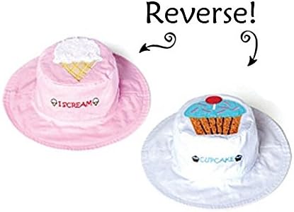 Reversible Sun Hat Ice Cream and Cupcake (6mo-2yrs)