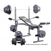 GAT SLIM Hantelbank / Bankdr�cken + Butterfly + Beinpresse / Hantel Bank + Klappbar