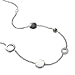 FOSSIL  JF85552040 Damen Collier Edelstahl Rauchquarz Perlen Glassteine 45 cm