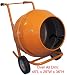 8 CU FT Wheel Barrow Portable Cement Concrete Mixer