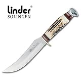 Linder Stag Handle Skinning Knife