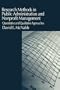 Research Methods in Public Administration and Nonprofit Management: Quantitative and Qualitative Approaches
