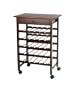 25 Bottles Wine Rack Trolley by Trudeau