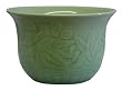 Traditional chinese celadon planter / pot - hand glazed porcelain