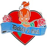 Body Candy - Licensed Flintstones PEBBLES Daddy's Girl Belt Buckle