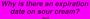Why is there an expiration date on sour cream? Large Bumper Sticker