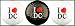 I Love DC Golf Balls w/ Red Heart
