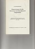 Phenomena of life common to animals and to plants