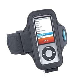 Tune Belt Sport Armband for iPod nano 5th generation (and 4th generation) - use WITH or WITHOUT Nike+ Receiver