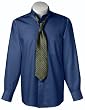 Izod Cotton Pinpoint Solid Dress Shirt - Button Down Collar