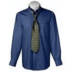 Izod Cotton Pinpoint Solid Dress Shirt - Button Down Collar