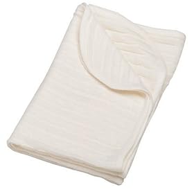 Wamsutta - Ecru Cable Baby Blanket - Chenille