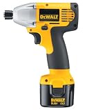 DEWALT DW050K-2 Heavy Duty 9.6-Volt Ni-Cad Cordless Impact Driver
