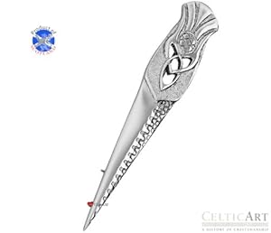 Celtic Art Sterling Silver Kilt Pin (KP057)