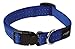 Reflective Dog Collar for Medium Dogs, Adjustable from 12-17 inches, Blue