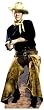 John Wayne (Western With Chaps) Life-Size Standup Poster