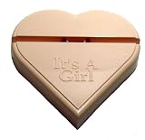 Heart Shaped Card Picture Holder It's a Girl FREE SHIPPING