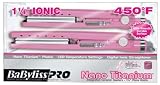 Babylisspro Nano Titanium-straightening Iron, 1 1/4