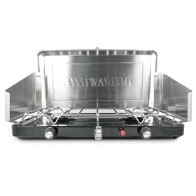 Brunton Gannett Two Burner Stove, Stainless Steel