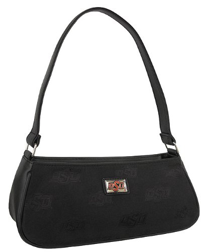 OSU Oklahoma State University Logo Cowboys Lynnhaven Collection Demi Purse Shoulder Bag Style Designer College Logo Jacquard Woven Fabric LIMITED EDITION CHRISTMAS GIFT IDEA for ladies Women Students Alumni SOPHISTICATED STYLISH SPIRITED