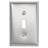 Liberty Hardware Chrome Single-Switch Wall Plates 2 pk.