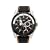 Timex Mens Retrograde Black Leather Strap Watch - T2M428PF