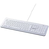 バッファローコクヨサプライ BUFFALO キーボード USB接続 MAc用 106キー ホワイト 2番目 BKBUAJ106WH2A