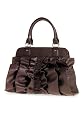 Newport News Ruffled satchel bag