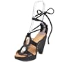 J. Shoes Women's Buttercup Wedge,Black,7 M US