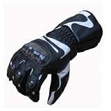 Produkt-Bild: Leder Motorrad Handschuhe Farbe : wei&szlig;