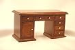 Miniature Cherry Wood Desk Dollhouse Miniature