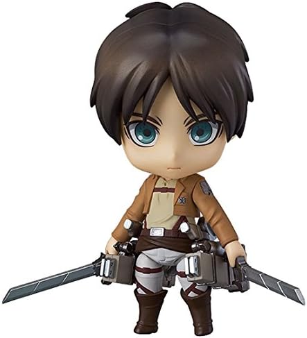 Kibby Anime Attack on Titan Cute Figure Eren Yeager Action Figure Q Version Collection Model 10cm