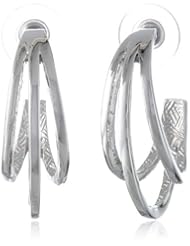 T Tahari "Essentials" Triple Wire Hoop Earrings