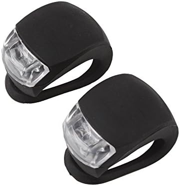 USAbestdeal® Set of 2 Super Bright Bike Lights,waterproof 1 Rear light and 1 Front Light for Safety - Fits all sized Handlebars and Installs in Seconds!- 3 kinds of settings:full light,flash,slow flash (2 pcs black)