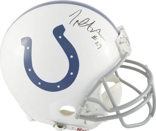 Joseph Addai Autographed Pro-Line Helmet | Details: Indianapolis Colts, Authentic Riddell Helmet
